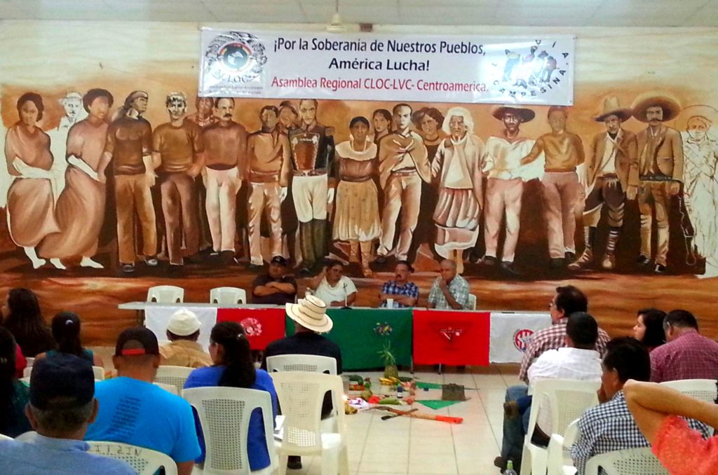 Inaugurada la Asamblea Ordinaria Anual Regional Cloc-Lvc-Centroamérica “Por la Soberanía de Nuestros Pueblos, América Lucha” en Managua, Nicaragua